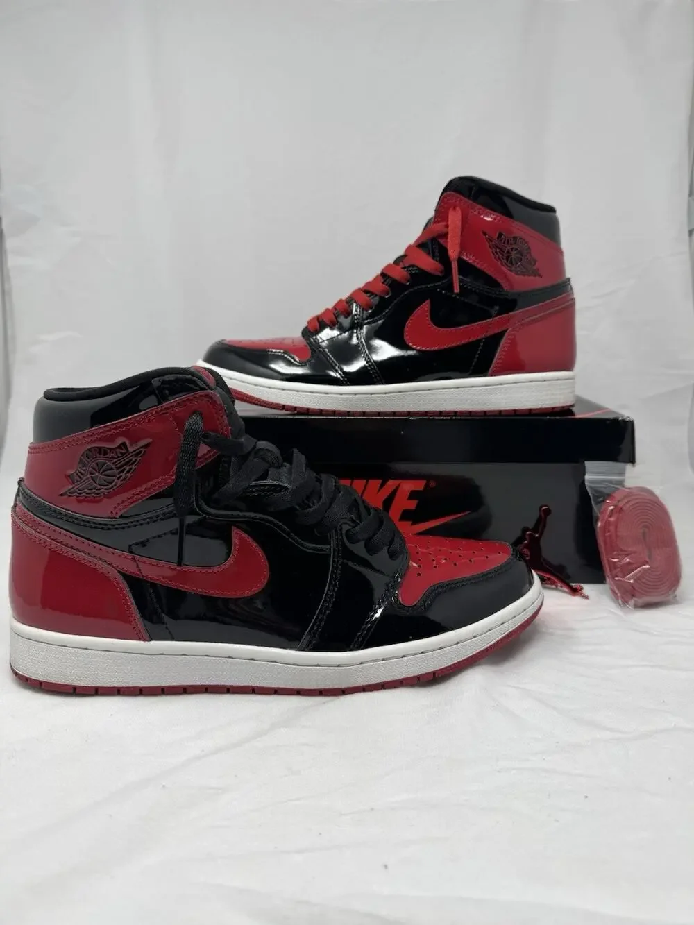 Size 10 - Jordan 1 Retro OG High Patent Bred